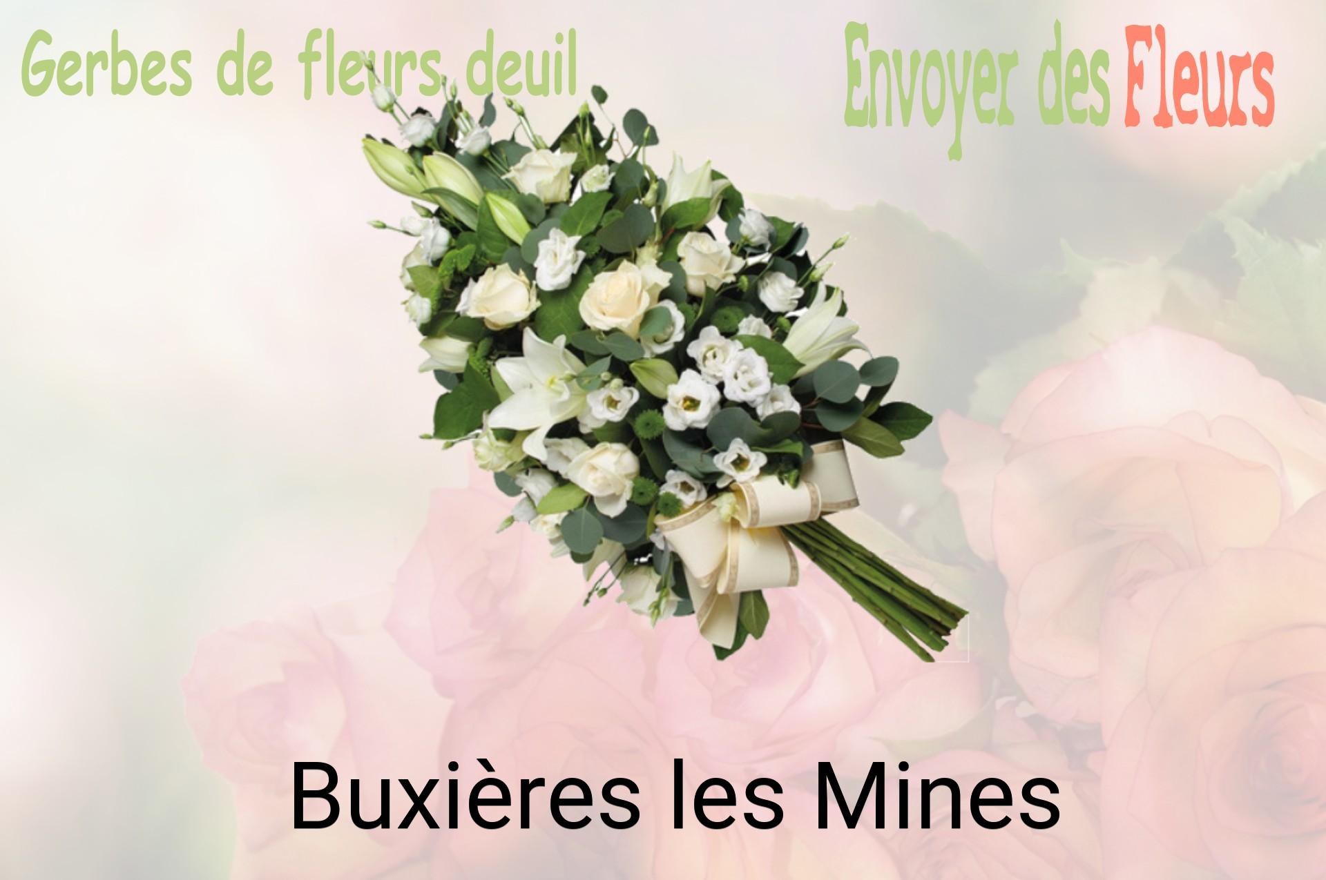 Gerbe de fleurs de deuil livrée à Buxières-les-Mines